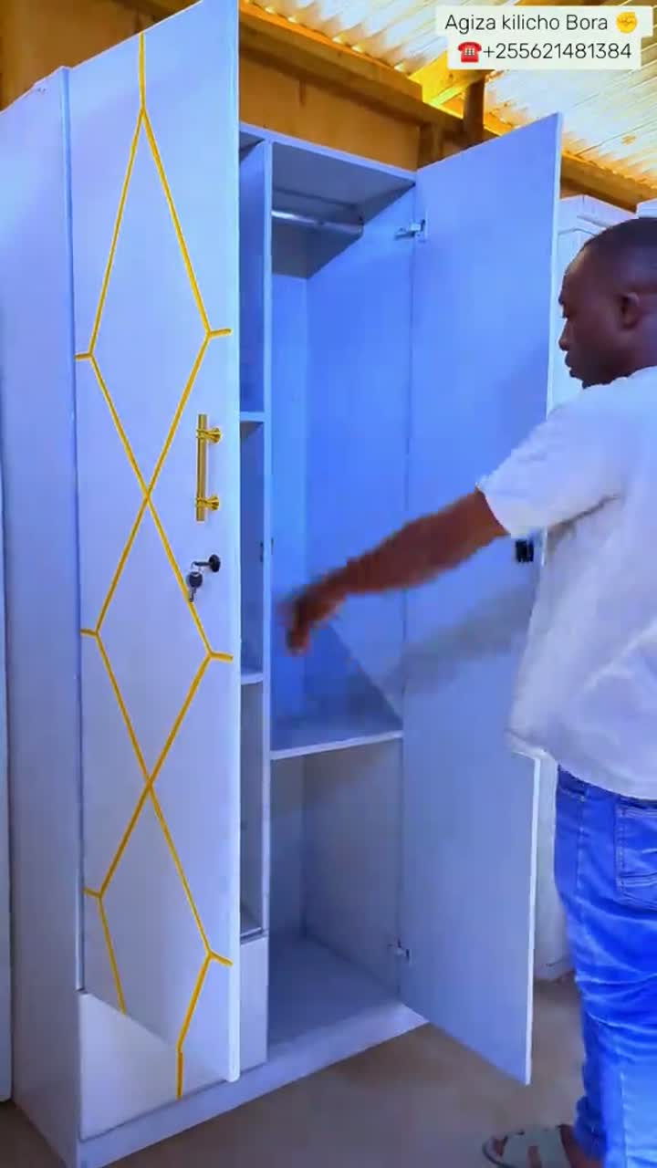 Video ya Furniture Design: Kabati la kisasa lenye rangi mbili